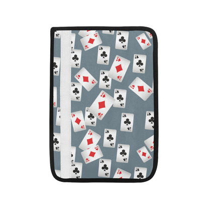 Poker Cards Pattern Print Design A05 Car Seat Belt Cover