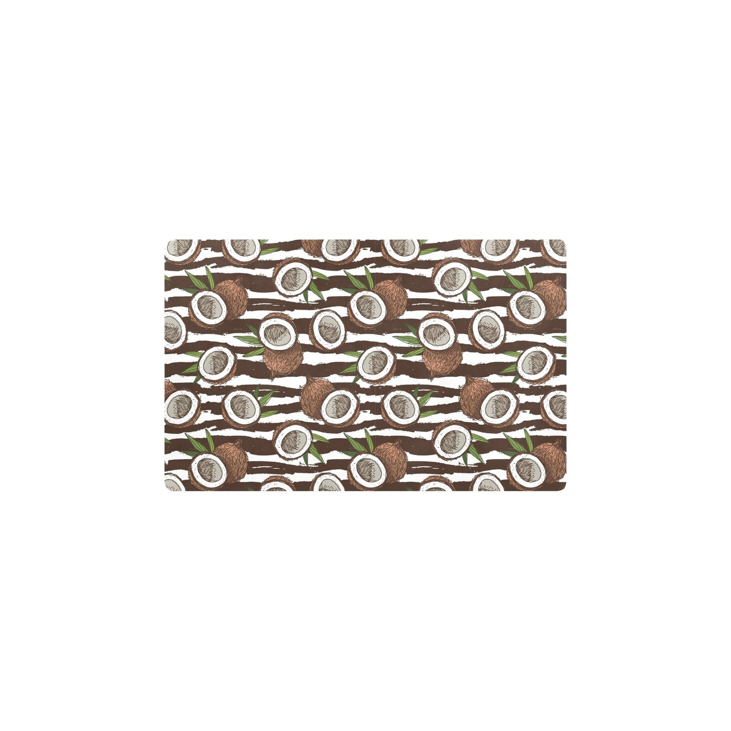 Coconut Pattern Print Design CN04 Kitchen Mat