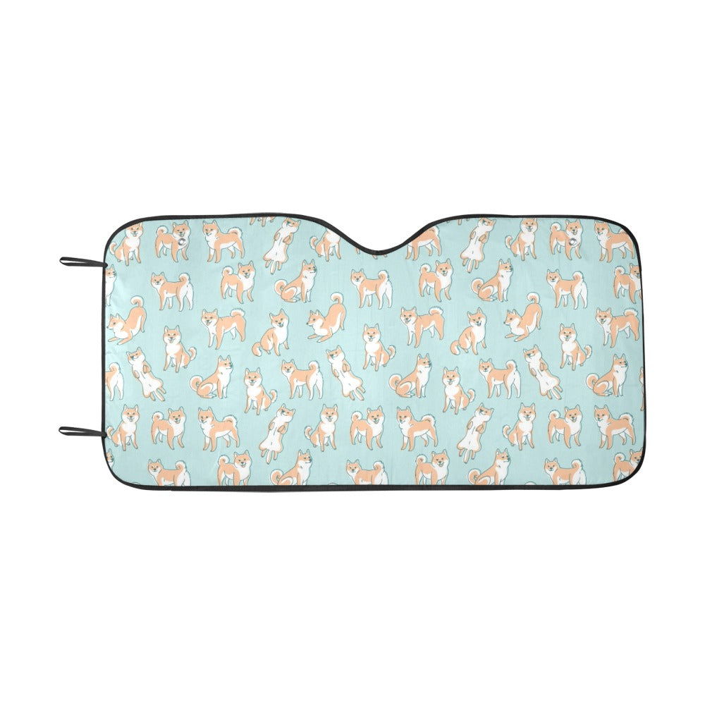 Shiba Inu Print Design LKS304 Car front Windshield Sun Shade