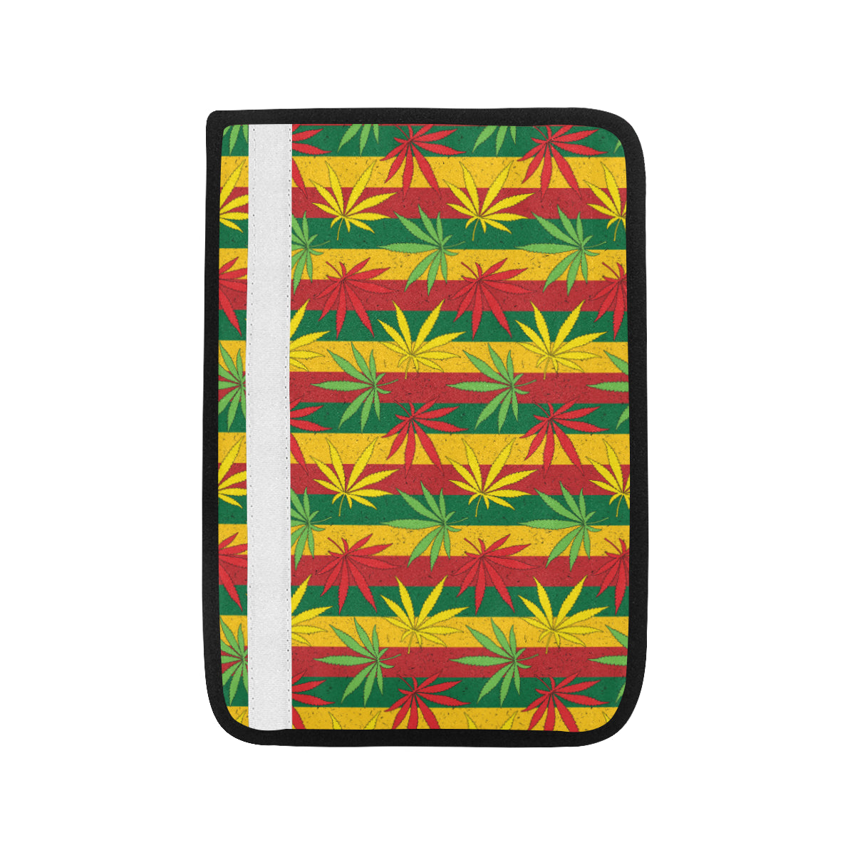 Rasta Pattern Print Design A03 Car Seat Belt Cover