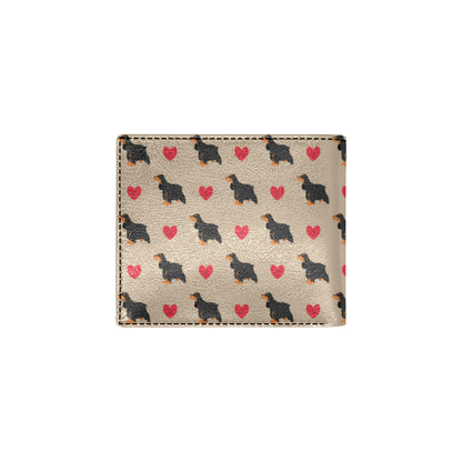 Cocker Pattern Print Design 02 Men's ID Card Wallet