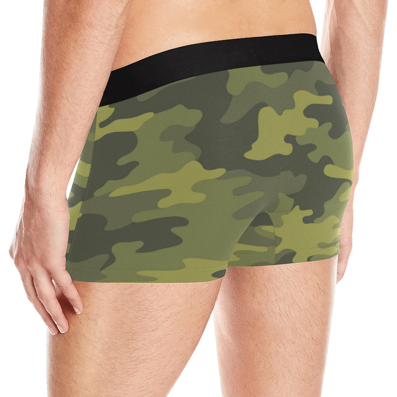 Military Camouflage Pattern Print Design 02 Men's Boxer Briefs