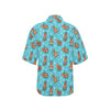 Reindeer Print Design LKS402 Women's Hawaiian Shirt