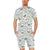 Nurse Bear Pattern Print Design A01 Men's Romper