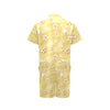 Beach Theme Print Men's Romper