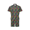 Dinosaur Skull Color Print Pattern Men's Romper