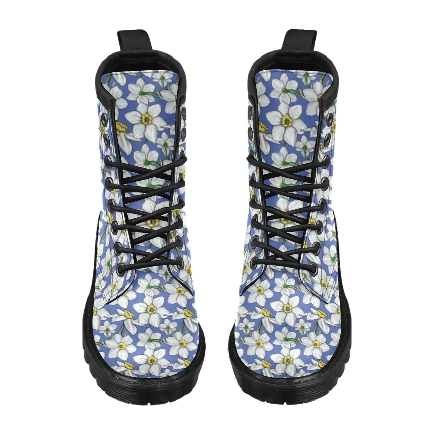 Daffodils Pattern Print Design DF08 Women's Boots