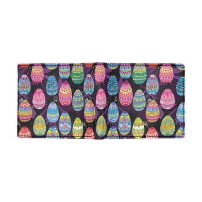 Easter Eggs Pattern Print Design RB08 Men's ID Card Wallet