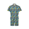 Scuba With Sharks Print Design LKS303 Men's Romper