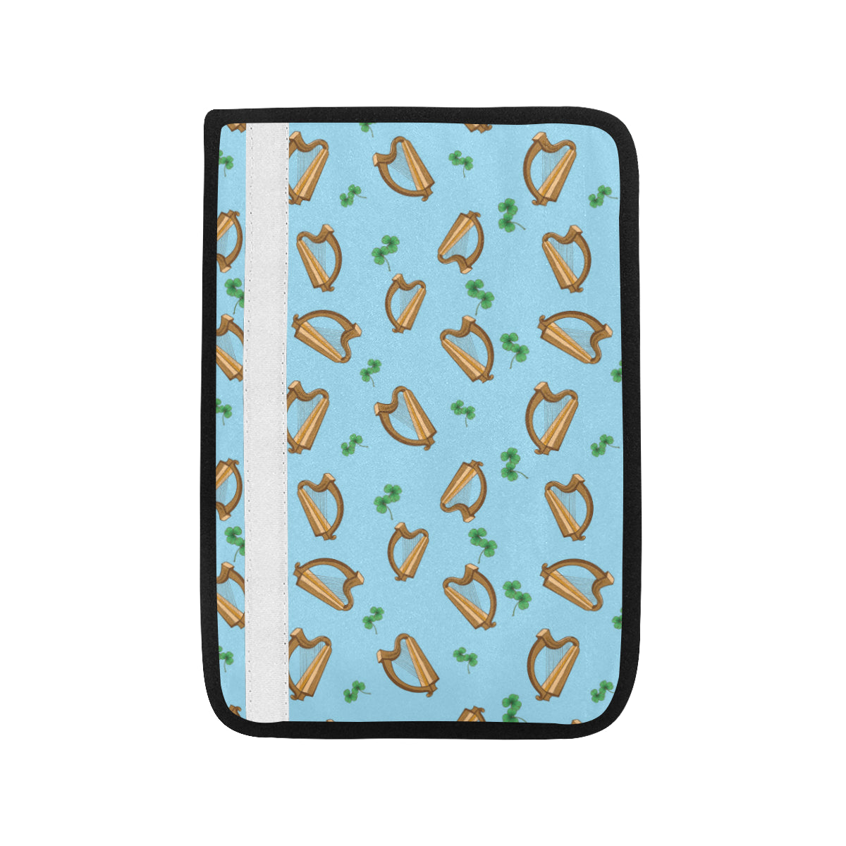 Harp Pattern Print Design 01 Car Seat Belt Cover