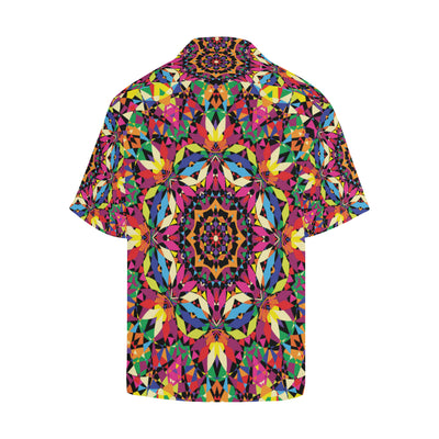 Kaleidoscope Pattern Print Design 02 Men's Hawaiian Shirt