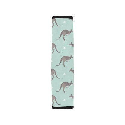 Kangaroos Pattern Print Design 04 Car Seat Belt Cover