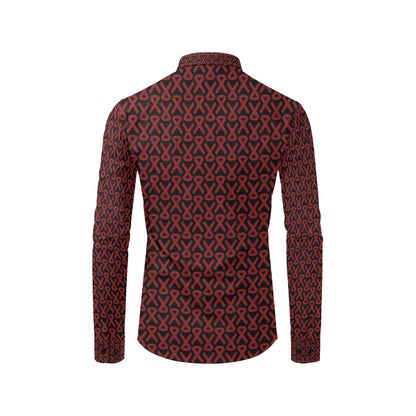 Multiple myeloma Pattern Print Design A01 Men's Long Sleeve Shirt