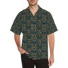 Sun Moon Print Design LKS307 Men's Hawaiian Shirt