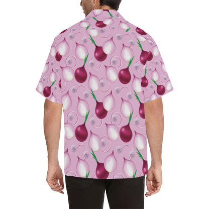 Onion Pattern Print Design A01 Men's Hawaiian Shirt