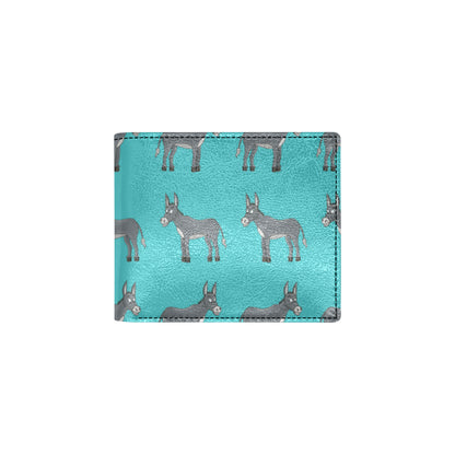 Donkey Pattern Print Design 01 Men's ID Card Wallet