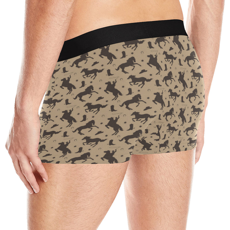 Cowboy Pattern Print Design 05 Men's Boxer Briefs