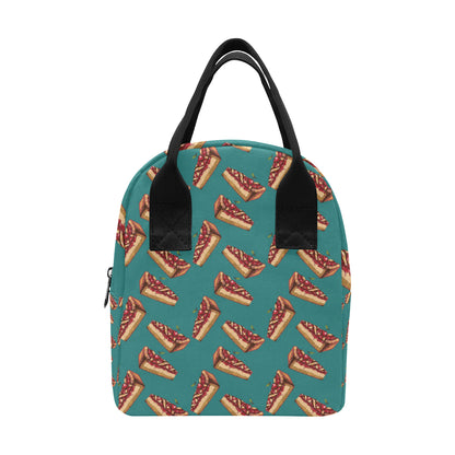 Cheesecake Cherry Pattern Print Design CK03 Insulated Lunch Bag
