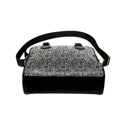 Bicycle Tools Pattern Print Design 02 Shoulder Handbag