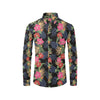 Hawaiian Themed Pattern Print Design H011 Men's Long Sleeve Shirt