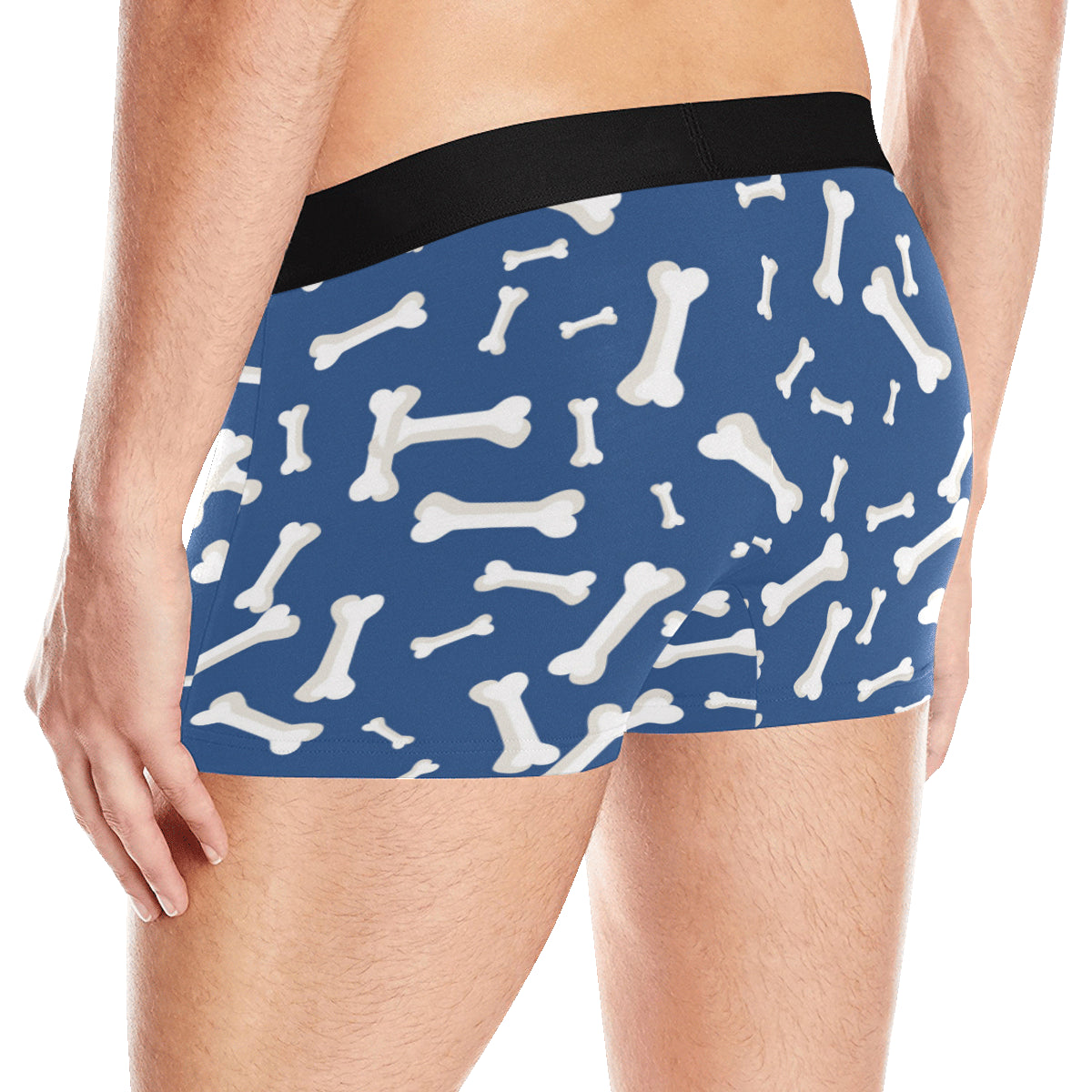 Dog Bone Pattern Print Design 03 Men's Boxer Briefs
