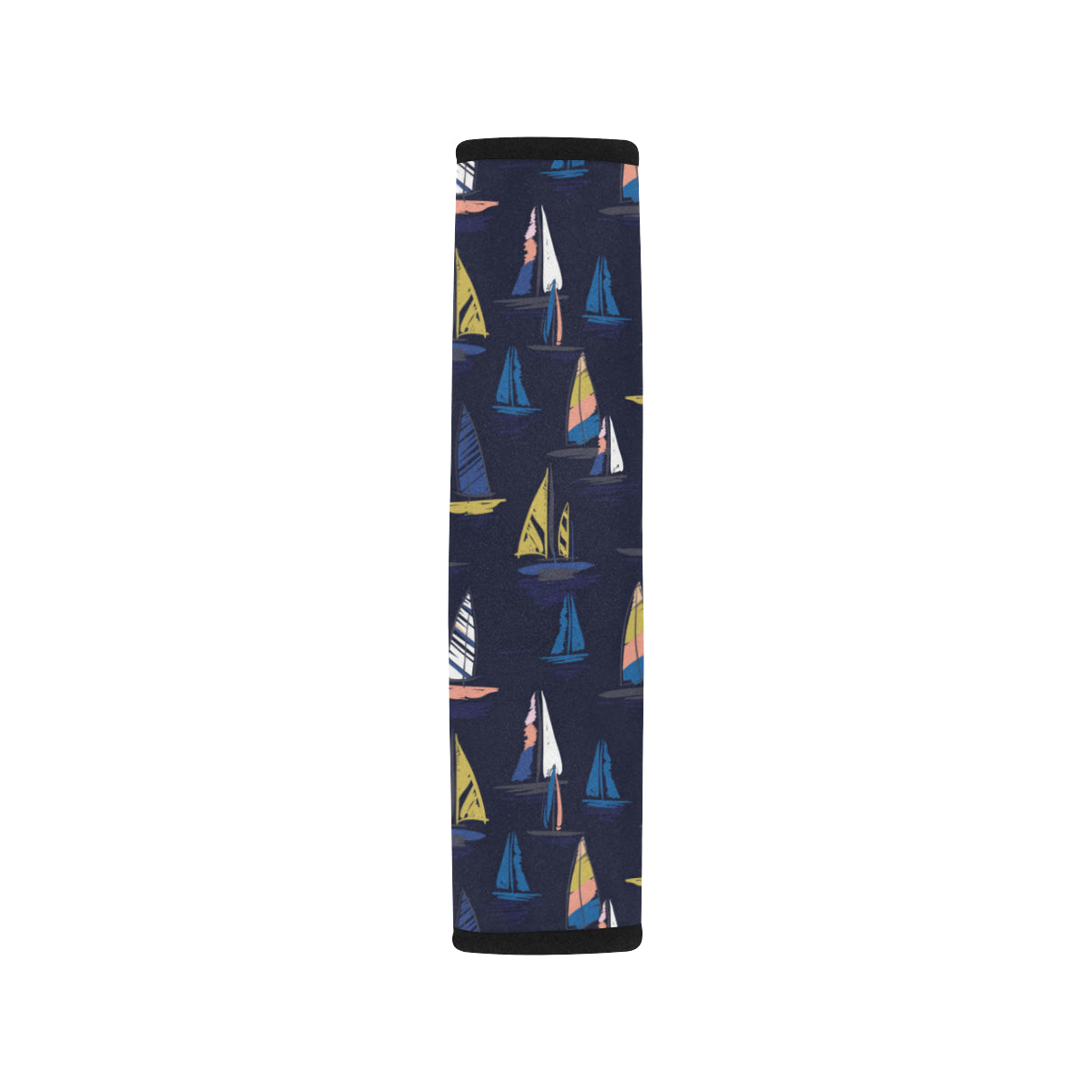 Sailing Ships Pattern Print Design A03 Car Seat Belt Cover