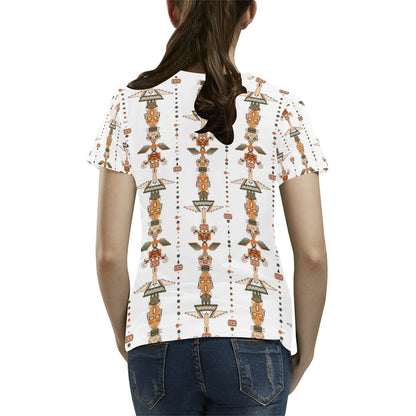 Totem Print Design LKS302 Women's  T-shirt