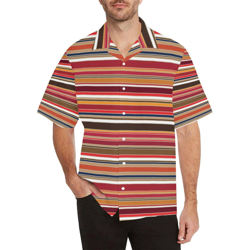 Serape Print Design LKS301 Men's Hawaiian Shirt