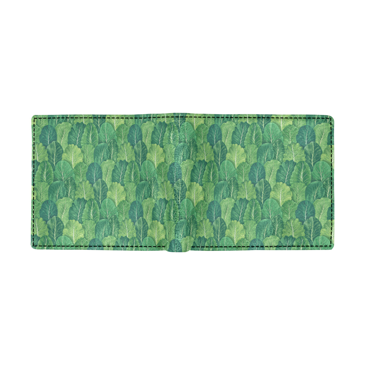 Cabbage Pattern Print Design 02 Men's ID Card Wallet