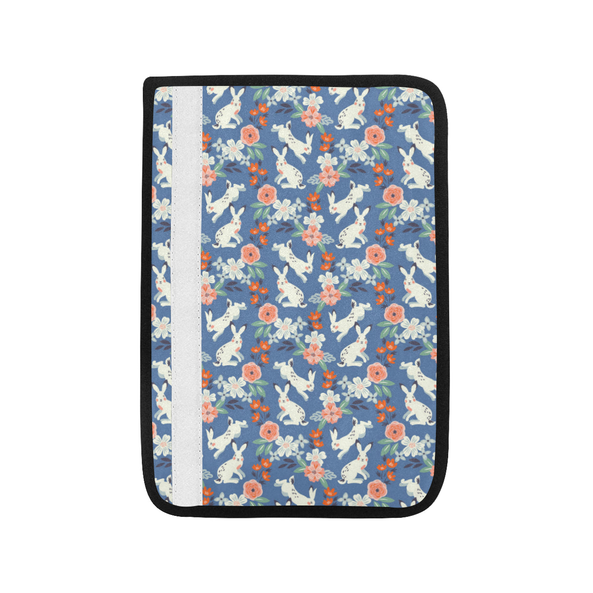 Bunny Pattern Print Design 07 Car Seat Belt Cover