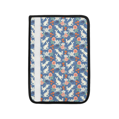 Bunny Pattern Print Design 07 Car Seat Belt Cover