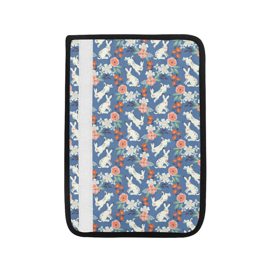 Bunny Pattern Print Design 07 Car Seat Belt Cover