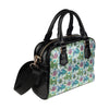 Angelfish Tribal Pattern Print Design 01 Shoulder Handbag