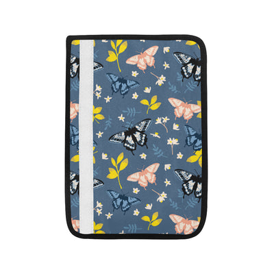 Monarch Butterfly Pattern Print Design 02 Car Seat Belt Cover