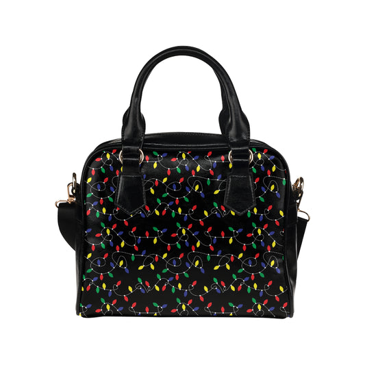 Christmas Light Pattern Print Design 04 Shoulder Handbag