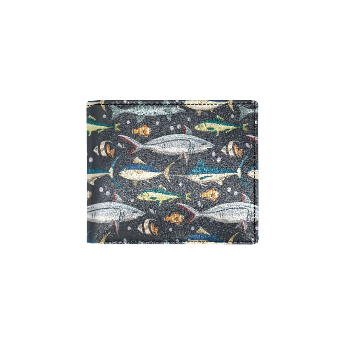 Swordfish Pattern Print Design 04 Men's ID Card Wallet