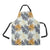 Colorful Tropical Palm Leaves Apron with Pocket