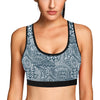 Polynesian Pattern Print Design A03 Sports Bra