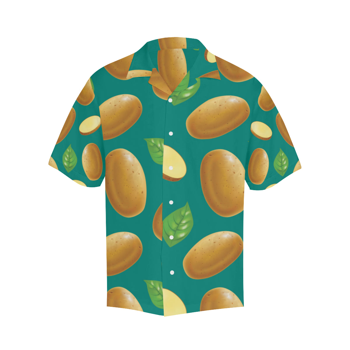 Potato Pattern Print Design A04 Men's Hawaiian Shirt