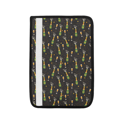 Champagne Pattern Print Design 04 Car Seat Belt Cover