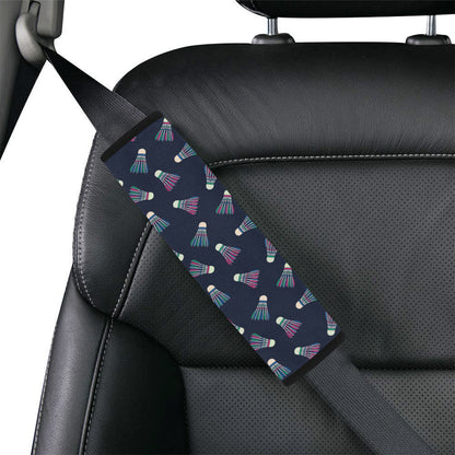 Badminton Ball Pattern Print Design 02 Car Seat Belt Cover