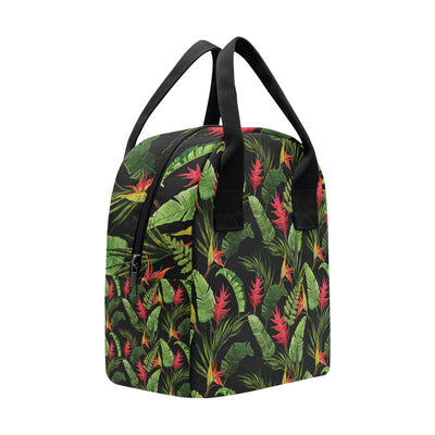 Bird Of Paradise Pattern Print Design BOP010 Insulated Lunch Bag