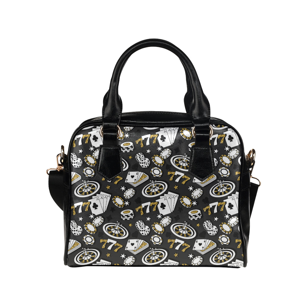 Casino Pattern Print Design 05 Shoulder Handbag