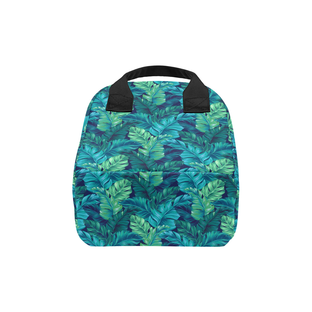 Banana Leaf Pattern Print Design BL05 Insulated Lunch Bag