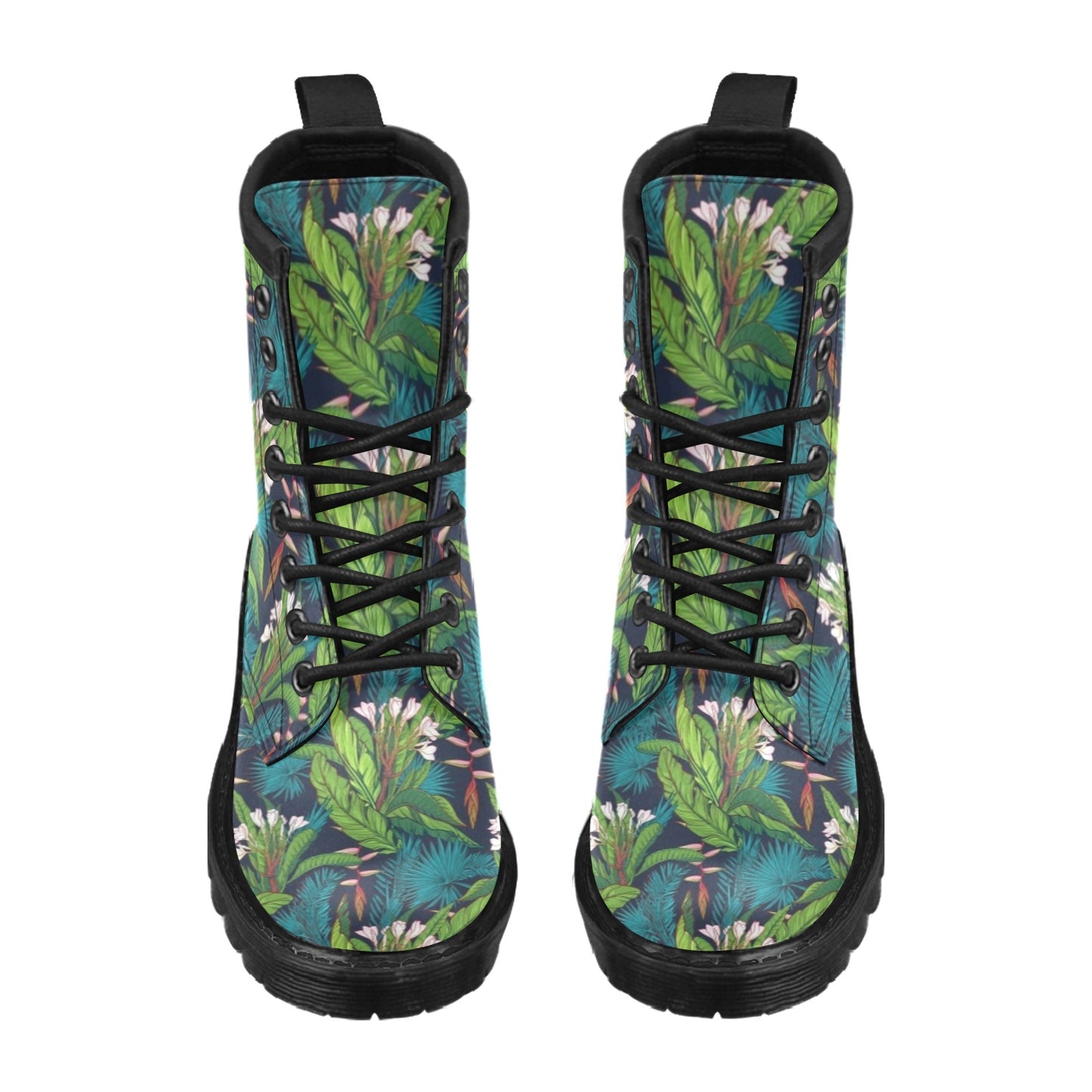 Rainforest Pattern Print Design RF01 Women's Boots