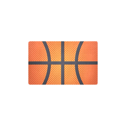 Basketball Texture Print Pattern Kitchen Mat