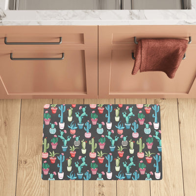 Cactus Pattern Print Design 02 Kitchen Mat