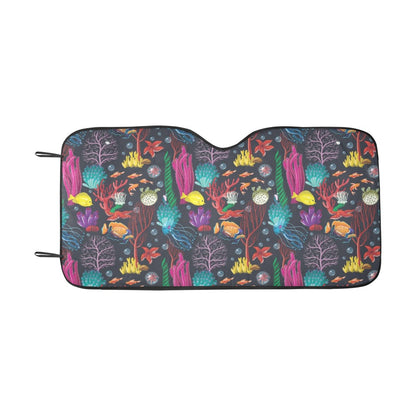 Underwater Cute Print Design LKS303 Car front Windshield Sun Shade