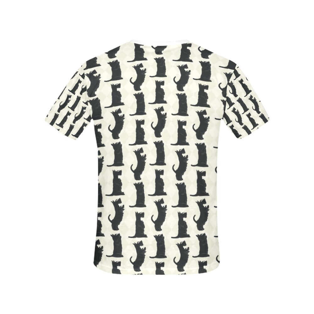 Scottish Terriers Print Design LKS309 Women's  T-shirt