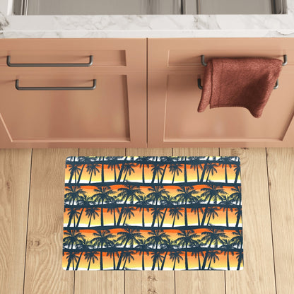 Palm Tree Pattern Print Design PT011 Kitchen Mat